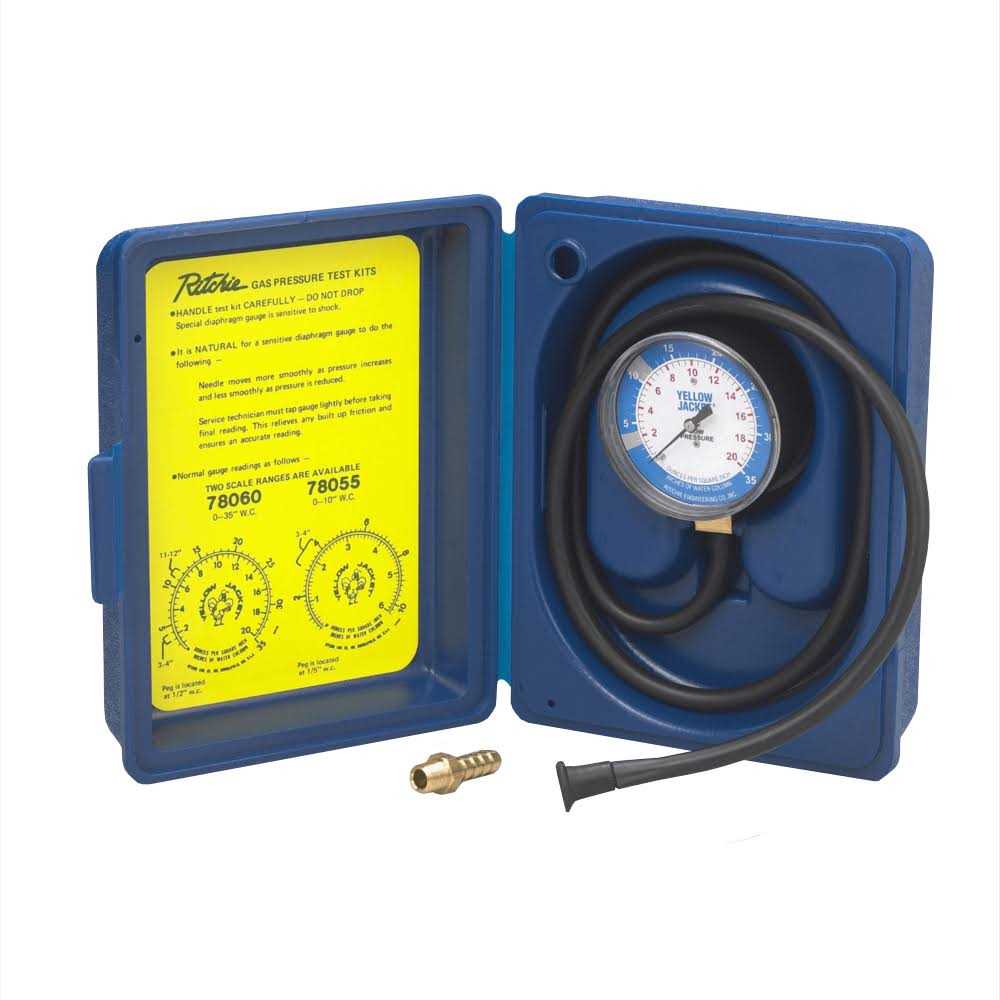 Yellow Jacket 78060 Gas Pressure Test Kit L489862