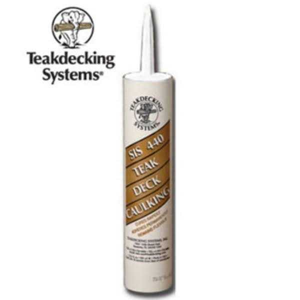Teakdecking Systems SIS-440 Teak Deck Caulking - Gray, 10.3 oz. Cartridge X85336