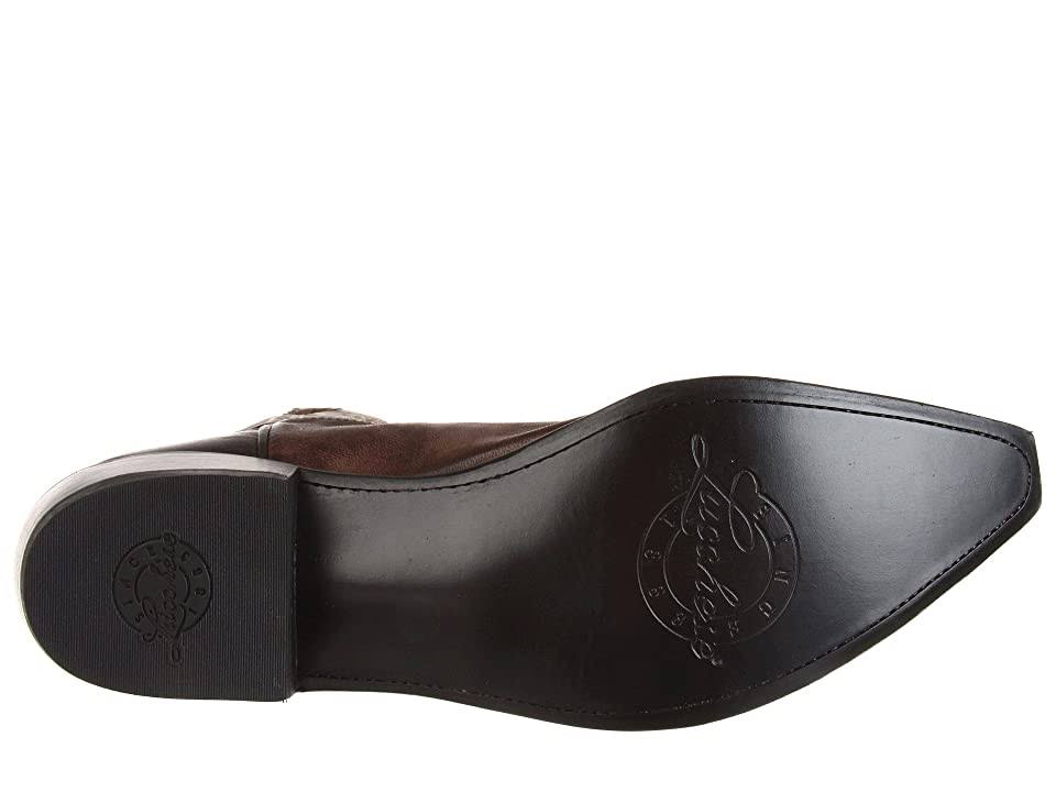 Lucchese M1002 Chocolate Madras Goat Cowboy Boots O3941