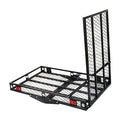 Costway 500lbs Strong Wheelchair Hitch Carrier Mobility Electric Scooter Loading Ramp, Black
