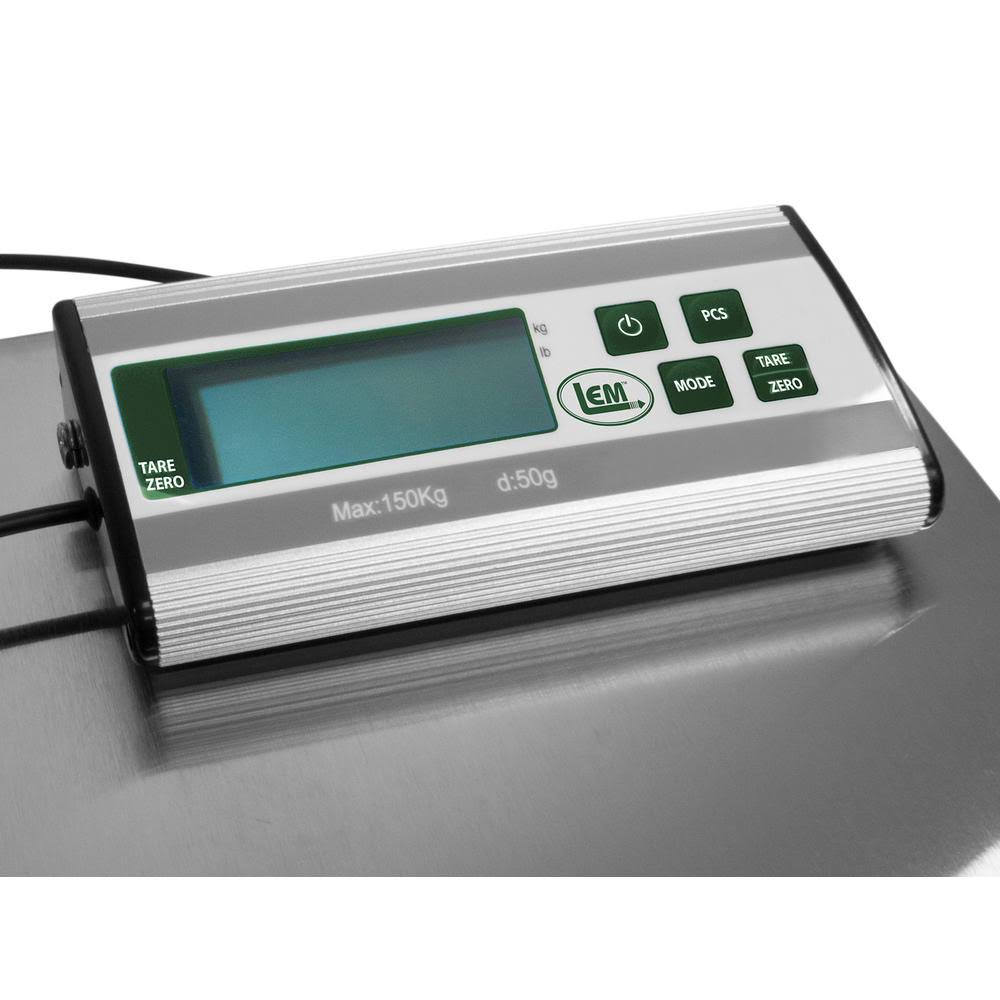 Lem 330 lb. Stainless Steel Digital Scale U265191