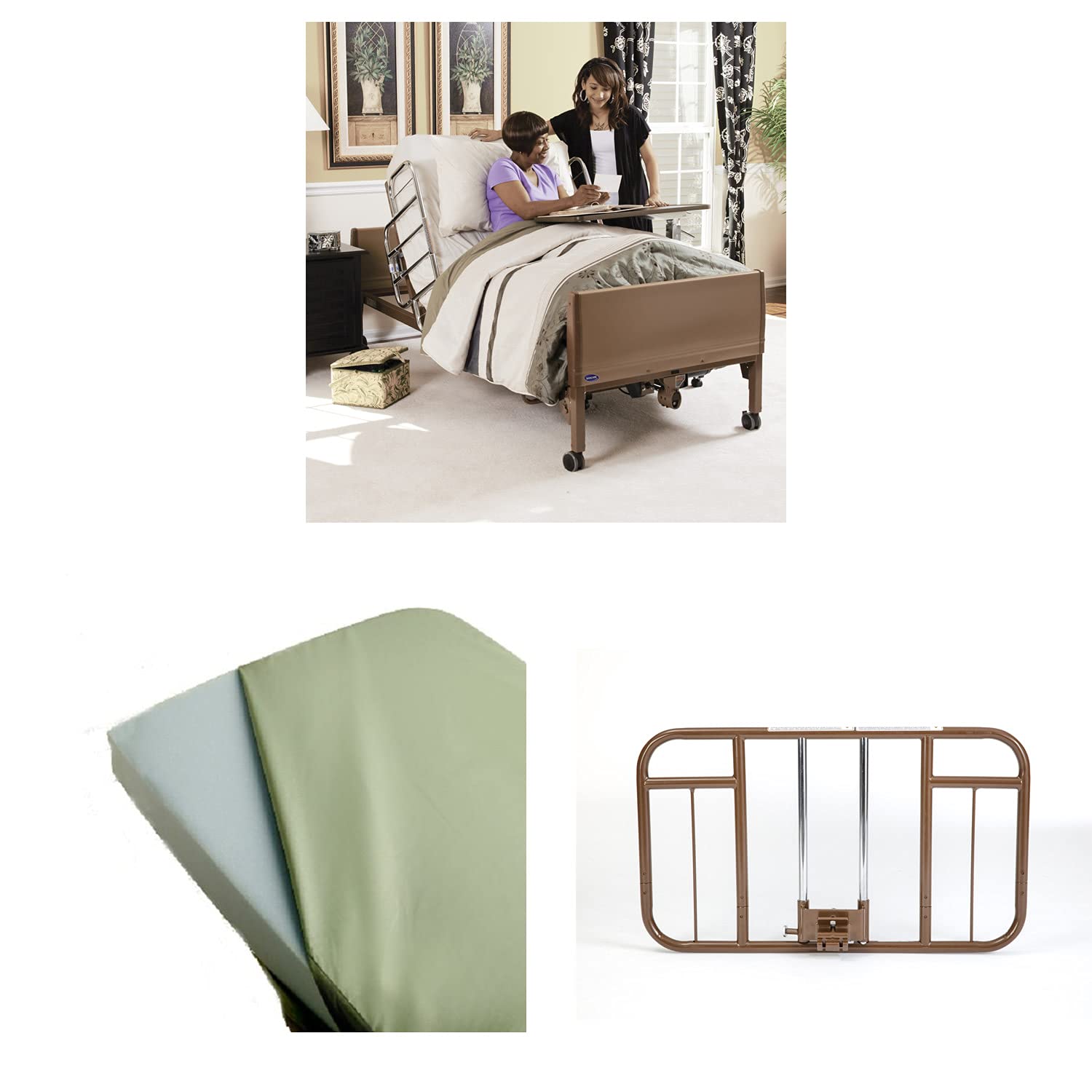 Invacare Homecare Full-Electric Hospital Bed for Home Use V1762