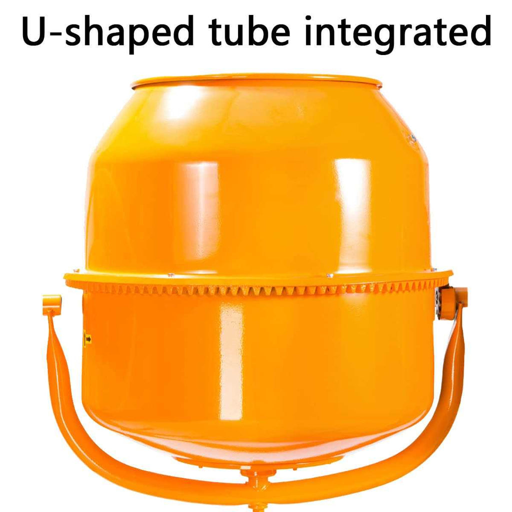 Portable 42 Cu Ft Concrete Cement Mixer 1/2 Hp Electric with Wheel W686988