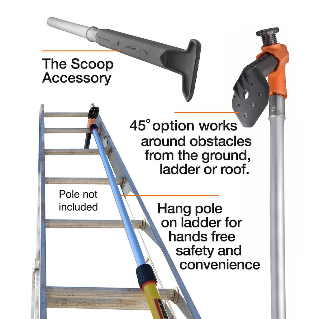 MCCAULEY Gutter Cleaner PRO, Ground Gutter Cleaning Tool B6955