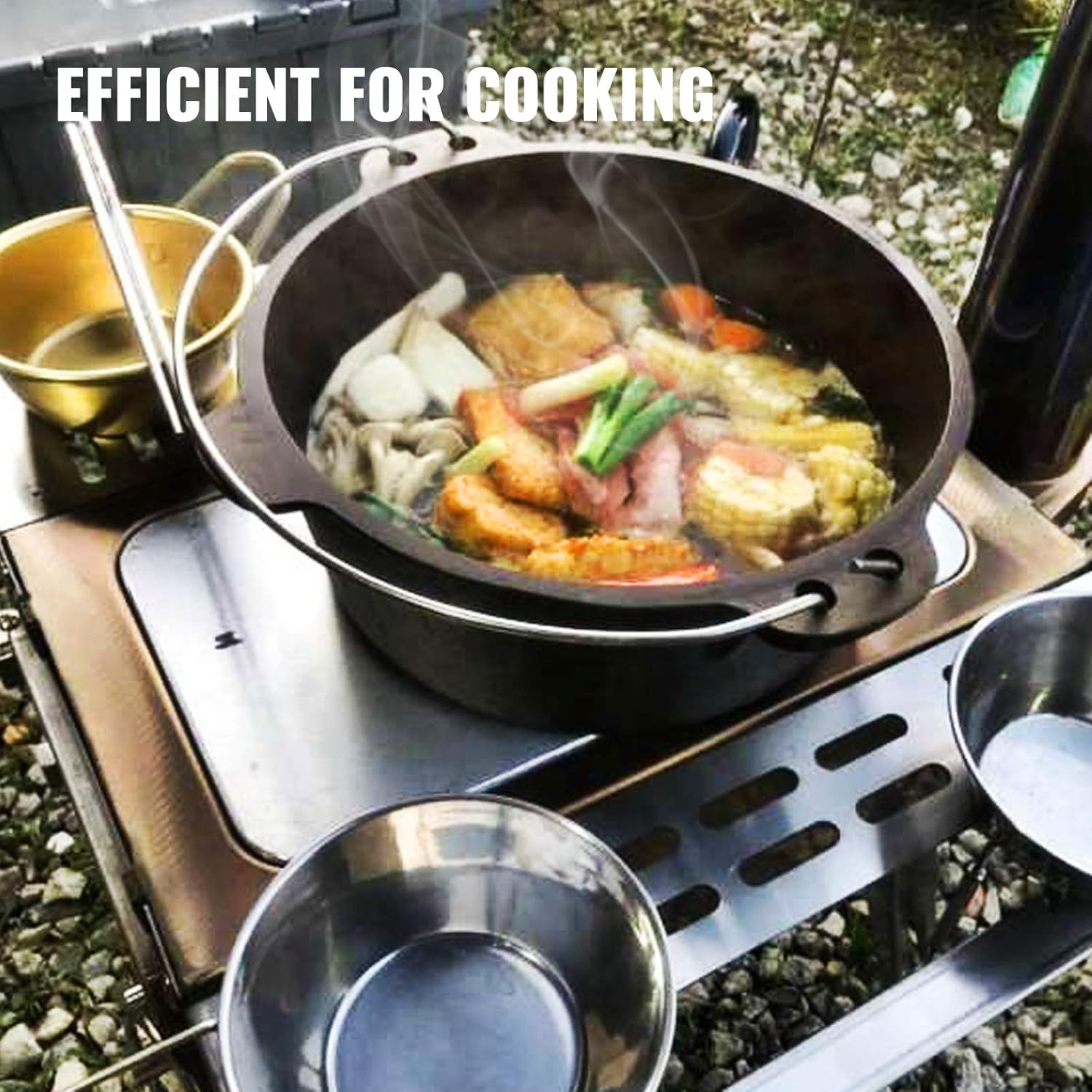 Happybuy Tent Wood Stove 304 Stainless Steel Portable Camping Stove X43082