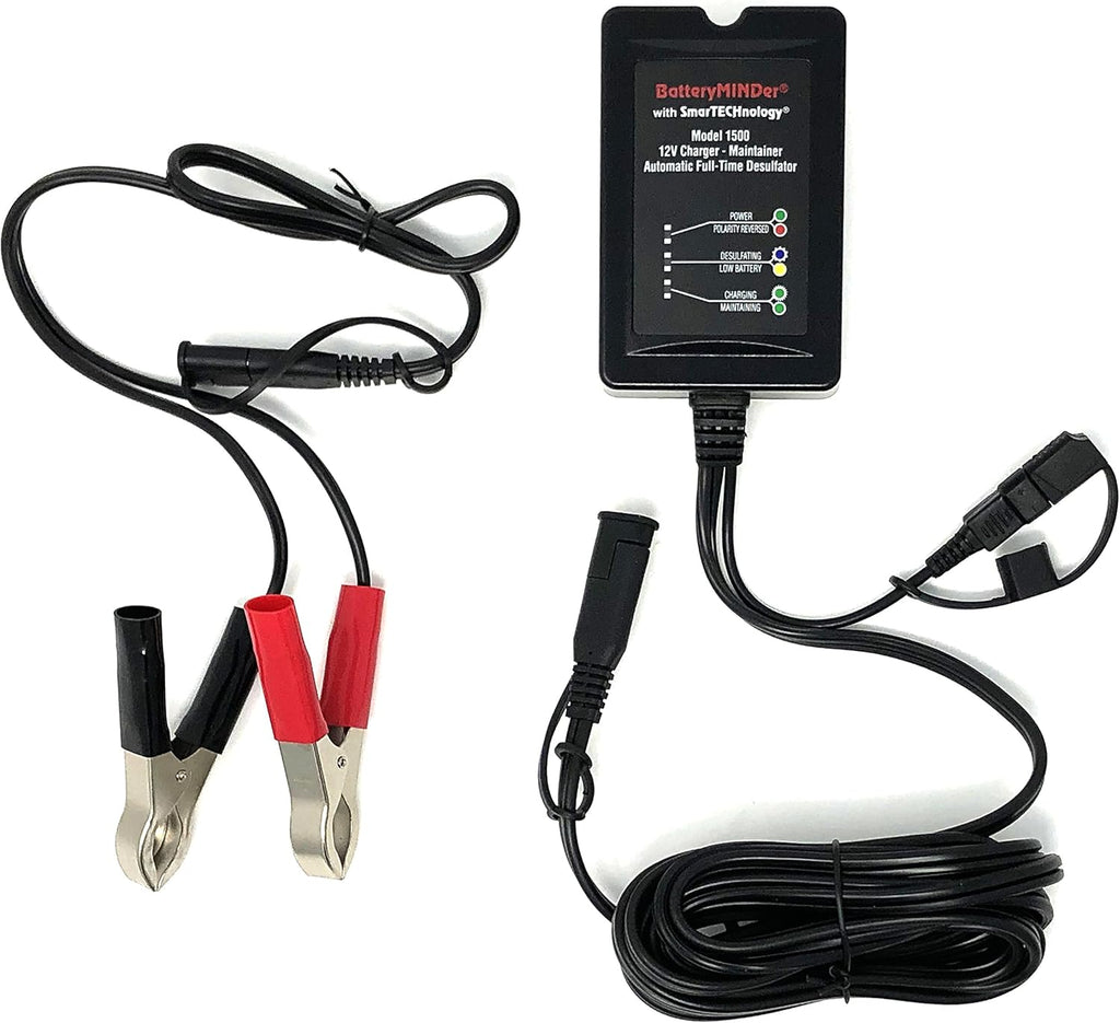 BatteryMINDer 1510 12V 1.5A Battery Charger, Maintainer & Desulfator S3390