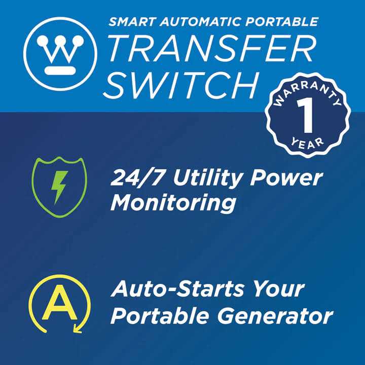 Westinghouse 120V 20-Amp Portable Automatic Transfer Switch T183905