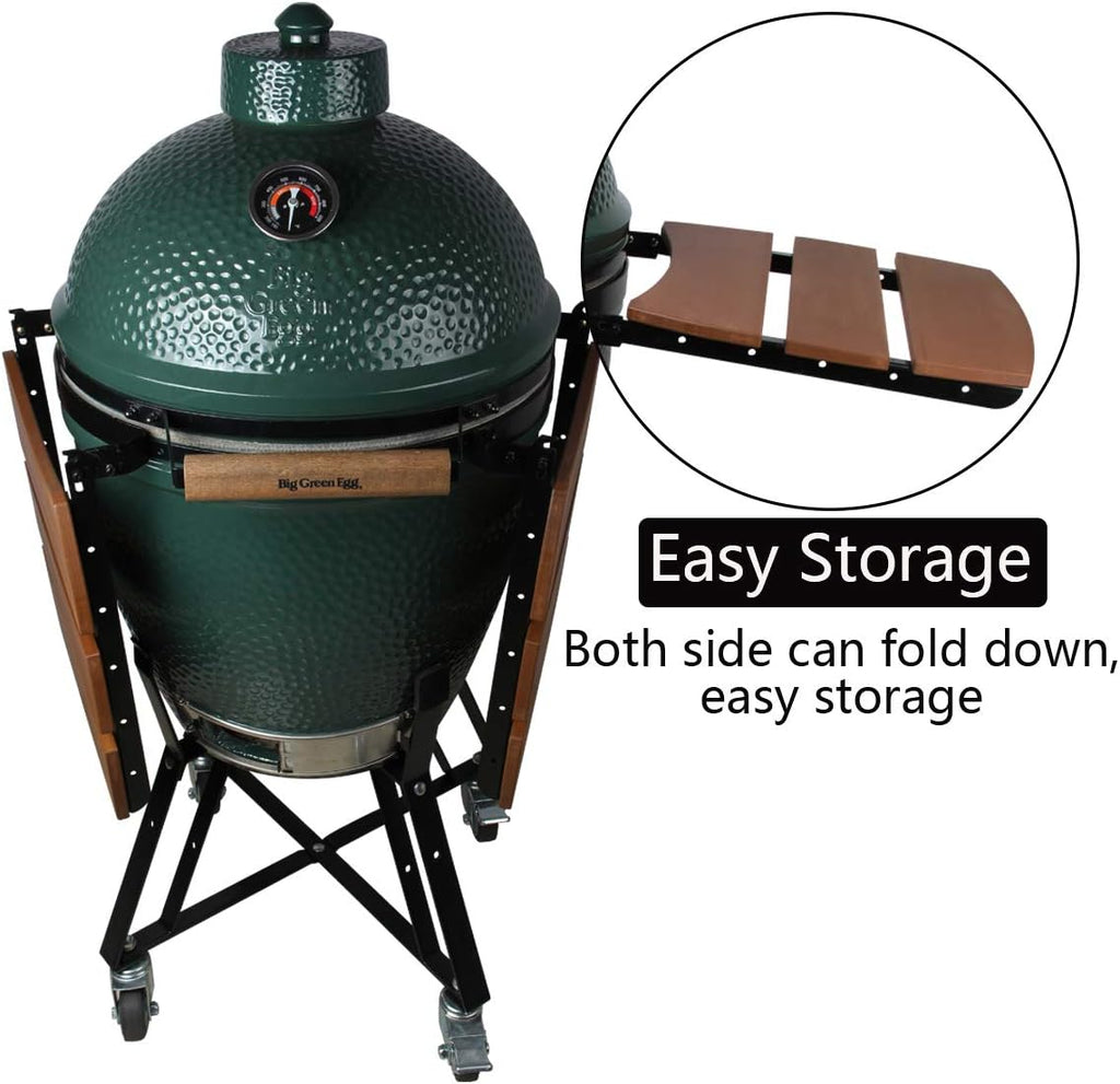 Dracarys Grill Side HDPE Shelves for Big Green Egg, 3 Slats H18141