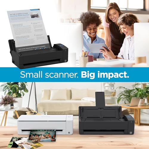 ScanSnap iX1300 Compact Wireless USB Double-Sided Document Scanner, Black T374