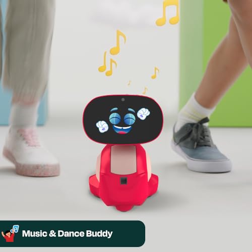 Miko 3 AI Robot for Kids, Smart Educational STEAM Learning Robot, Red X508