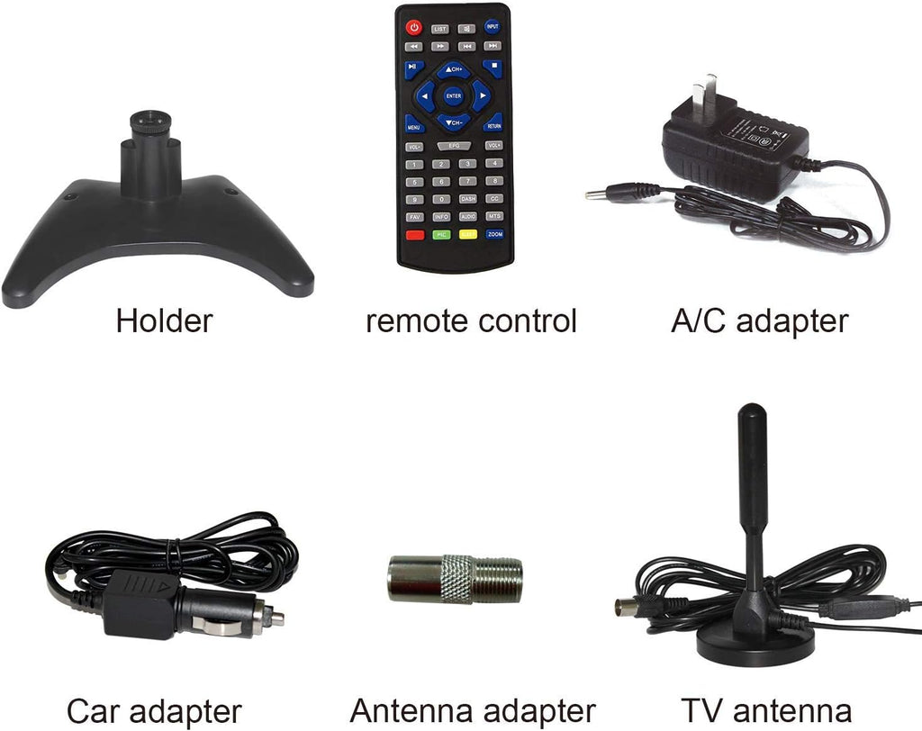 Portable TV with Rechargeable Battery, ATSC Tuner, HDMI Port C353