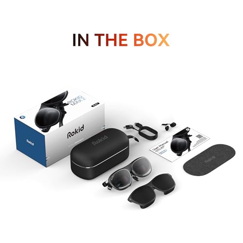 Rokid AR Joy Pack 2 Smart Glasses with Station, 360 Micro-OLED Display O922