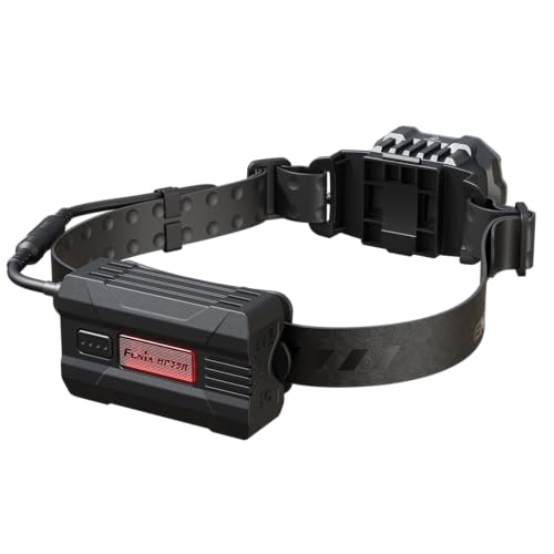 Fenix HP35R 4000 Lumen USB-C Rechargeable Headlamp with Spotlight and Red Light F265847
