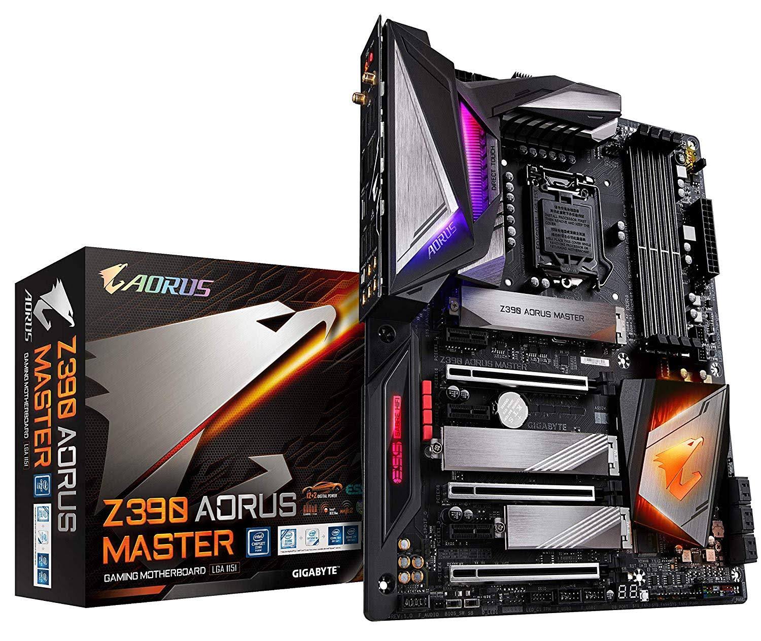 Gigabyte Z390 AORUS MASTER with Intel Z390 ATX Motherboard - LGA1151 Socket
