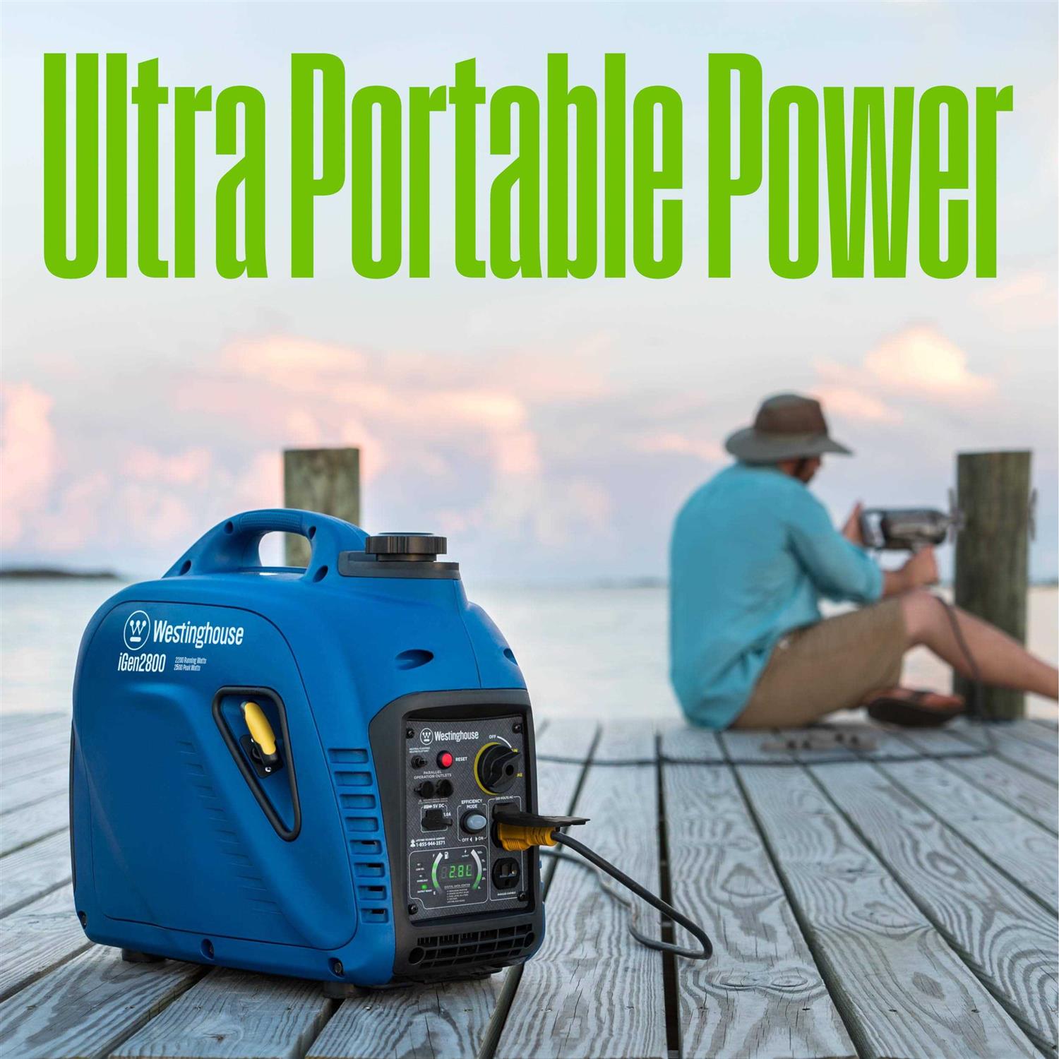 Westinghouse Portable Inverter Generator with CO Sensor Q180284
