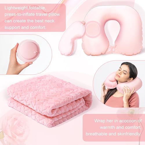 LUCOTIYA Self Care Gift Basket with Blanket for Women B366271