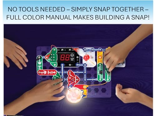 Snap Circuits Arcade Electronics Exploration Kit, STEM Activities for Ages 8+ B1100