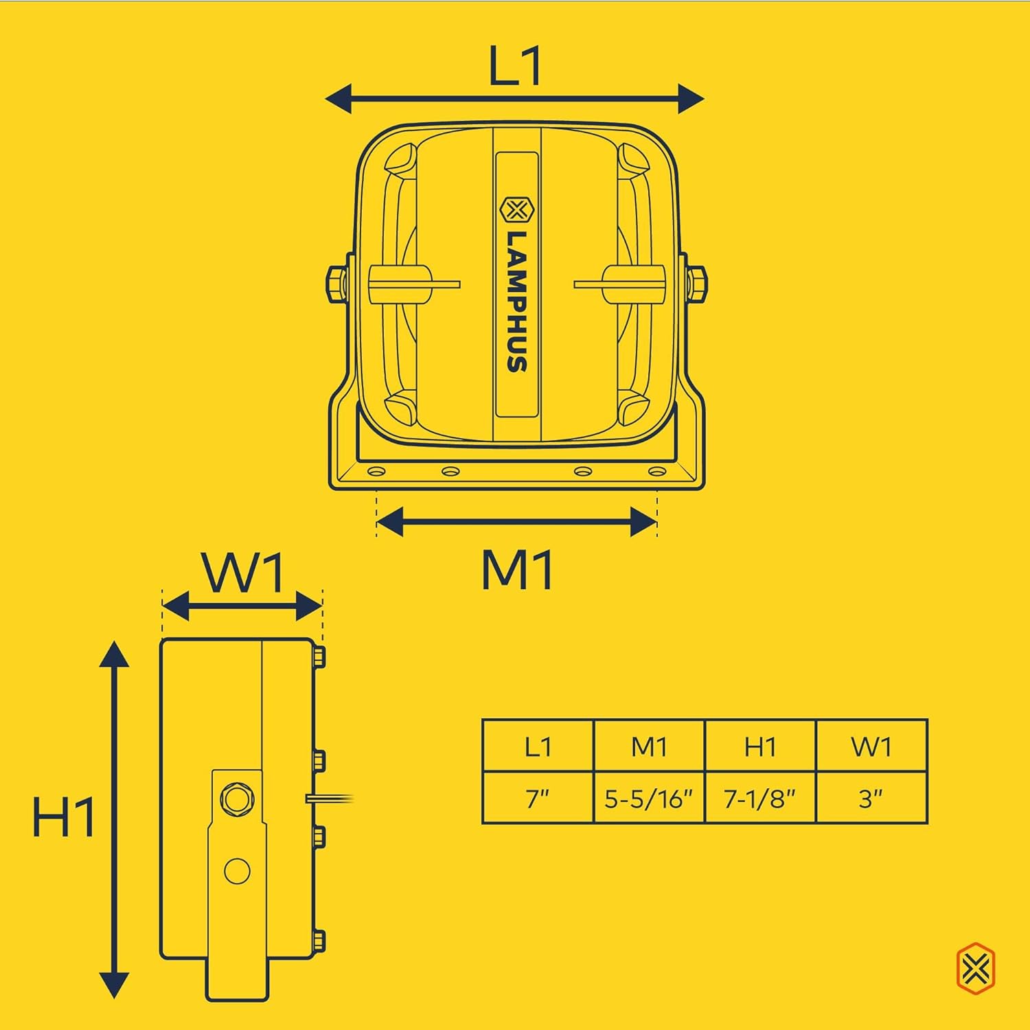 LAMPHUS SoundAlert 12V 100W Electric Air Horn Kit for Truck UTV ATV Car B405493