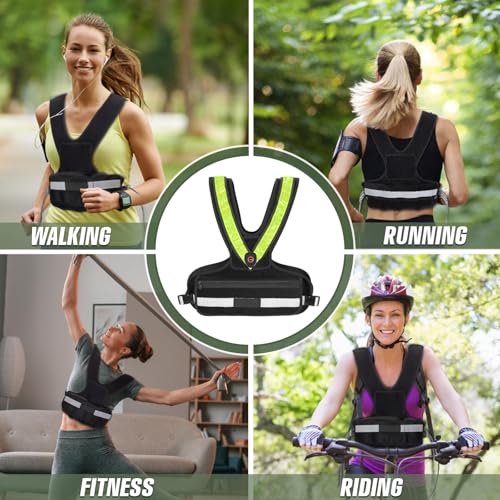 Weighted Vest for Women with LED Reflective Belt, 2-10 lbs G42983