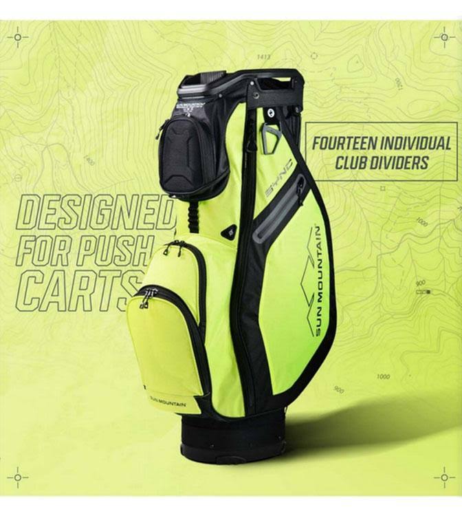 Sun Mountain Sync Cart Bag, Black/Gray/Camo/Gold I65944