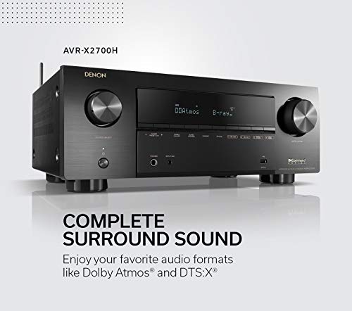 Denon AVR-X2700H 8K Ultra HD 7.2 Channel AV Receiver P1163