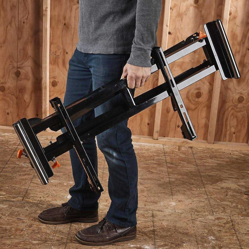 Warrior 350 lb. Folding Miter Saw Stand for Saws Up to 10 Z59878
