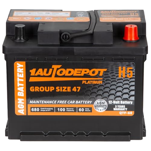 BCI Group 24F Car Battery, 12V 70Ah AGM, 710CCA F3279