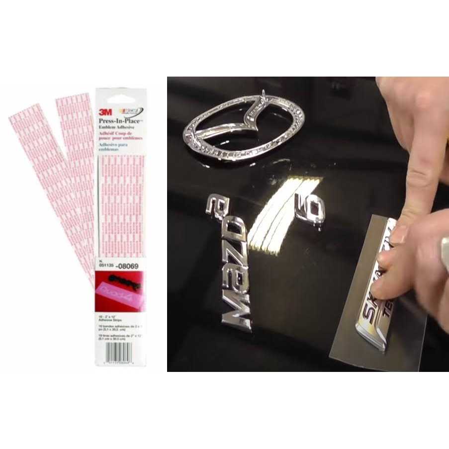 3M 08069 Press-In-Place Emblem Adhesive F688380