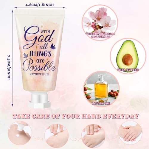 50 Pack Christian Hand Lotion Bulk Gifts for Women Bible Mini Travel Classic Y823911
