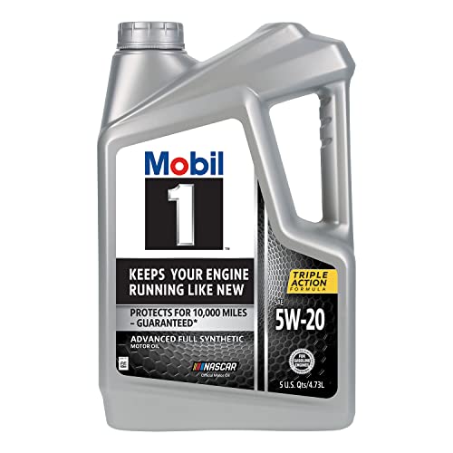 Mobil 1 Advanced Fuel Economy Full Synthetic Motor Oil 0W-20, 5 Quart A306