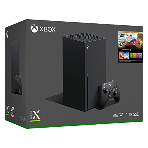 Microsoft Xbox Series X 1TB SSD Forza Horizon 5 Bundle with Extra Wireless Controller - Carbon Black K23972