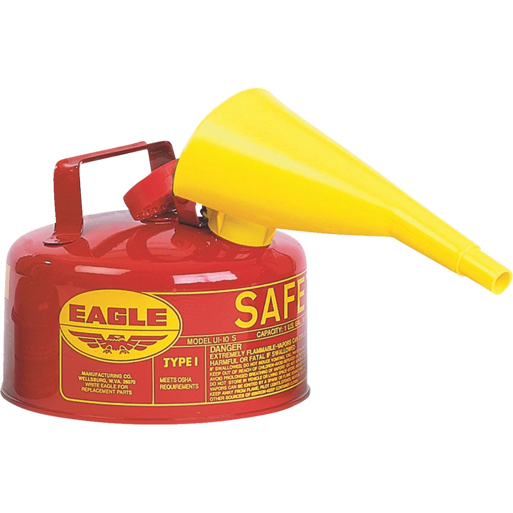 Eagle Type I Red Safety Can, 1-gal. UI-10-FS