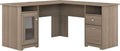 Bush Furniture Cabot L Shape Desk, 60W, Modern Walnut