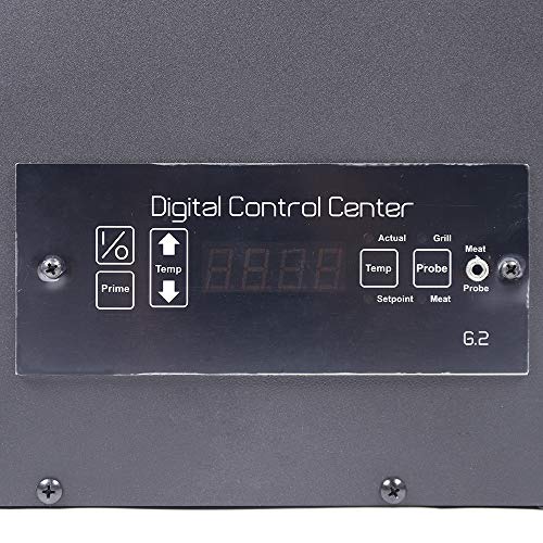 Pellet Smoker Hopper Assembly Kit with Digital Temperature Controller, Mechanical Knob B36100