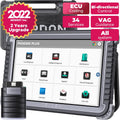 Diagnostic Tool TOPDON Phoenix Plus Bidirectional Scan Tool with 10.1-inch Screen Advanced ECU Coding, Key Matching, All System Scanner, 34 Reset Service, AutoAuth for FCA SGW, 2 Years Free Update