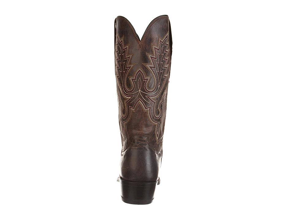 Lucchese M1002 Chocolate Madras Goat Cowboy Boots O3941