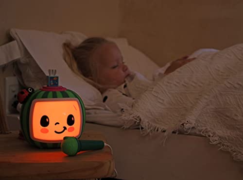eKids Cocomelon Toy Karaoke Machine for Kids with Microphone and Night Light E62777