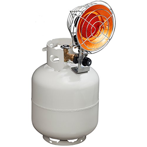 Avenger FBDTP15 Infrared Propane Tank Top Heater, 15,000 BTU, Silver J709481