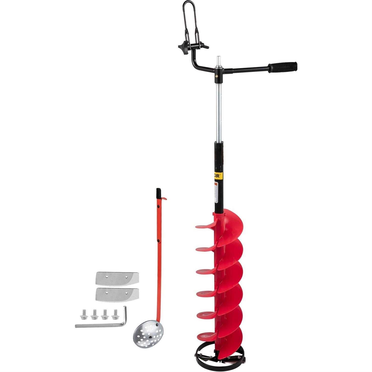 VEVOR 8x41-in Ice Drill Auger Nylon 8-in Ice Auger Bit Rubber BZHSNLYC41348EQK6V0 - Shop Hardware Tools Online Store