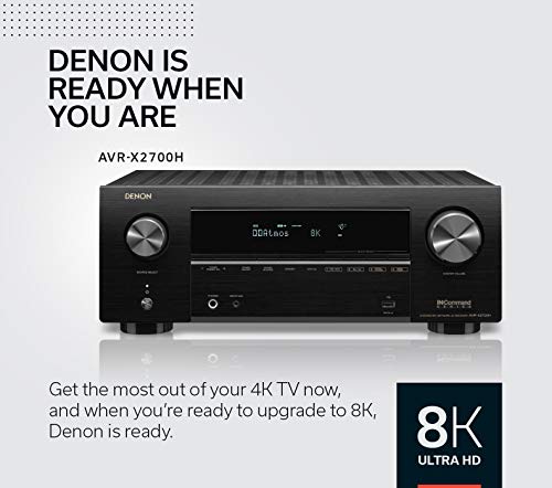 Denon AVR-X2700H 8K Ultra HD 7.2 Channel AV Receiver P1163