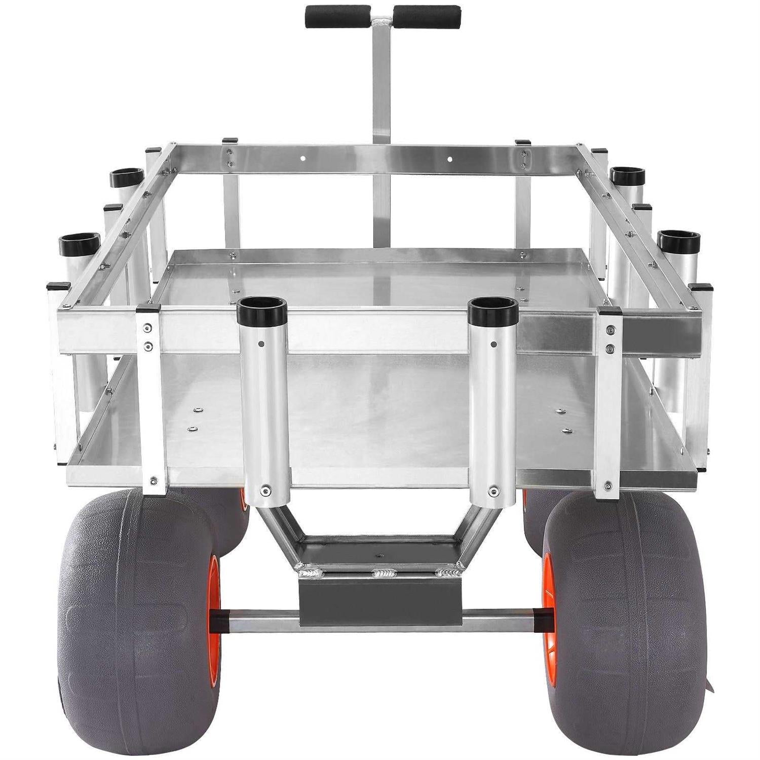 VEVOR Beach Fishing Cart 500 lbs Capacity with 13" PU Balloon Wheels Z78300
