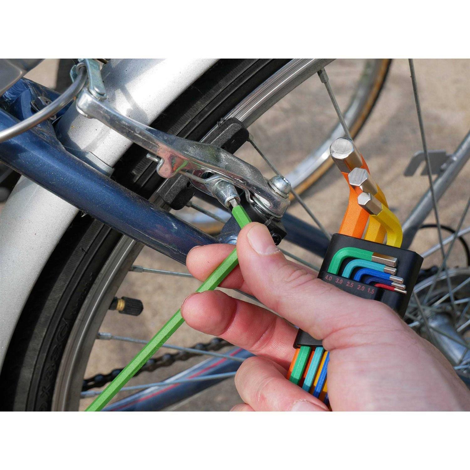 Wiha Color-Coded Ball End Hex L Key Set Inch O352189