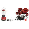 Coleman Classic Rechargeable 400 Lumens LED Lantern, Water-Resistant Lantern with USB Charging Port and Carry Handle, Great for Camping, Power Outage, Emergencies, & Home Use