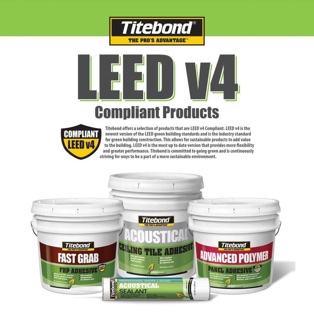 Titebond 28 oz GREENchoice Acoustical Smoke Sound Sealant Y411111