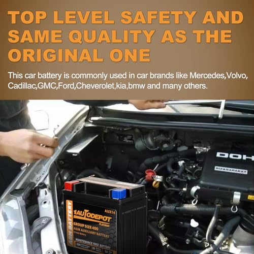 BCI Group 24F Car Battery, 12V 70Ah AGM, 710CCA F3279