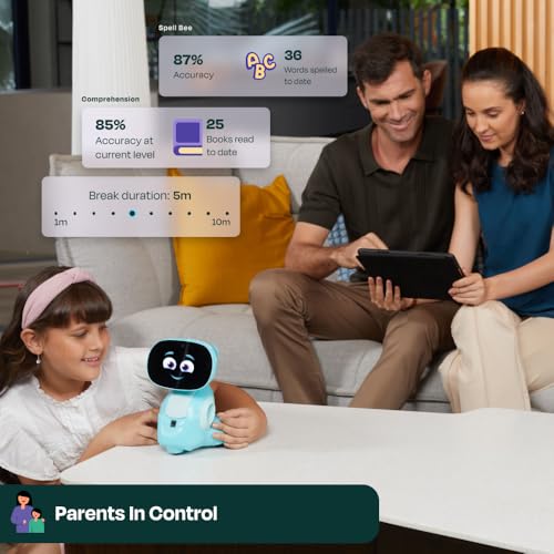 Miko 3 AI Robot for Kids, Smart Educational STEAM Learning Robot, Red X508