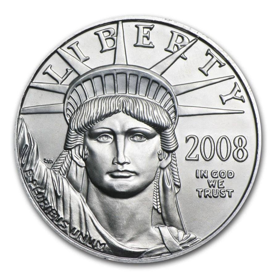 1/10 oz Platinum American Eagle BU (Random Year) by American Heritage Bullion