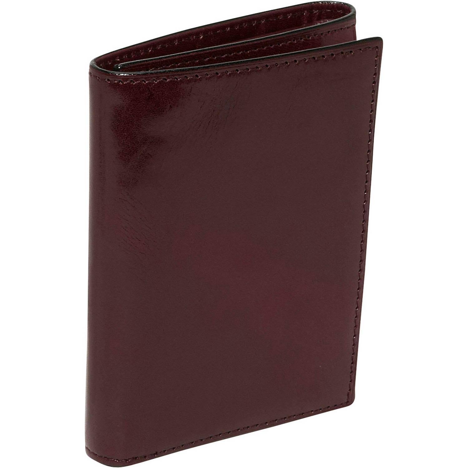 Bosca Old Leather Double ID Trifold Wallet Dark Brown G3015
