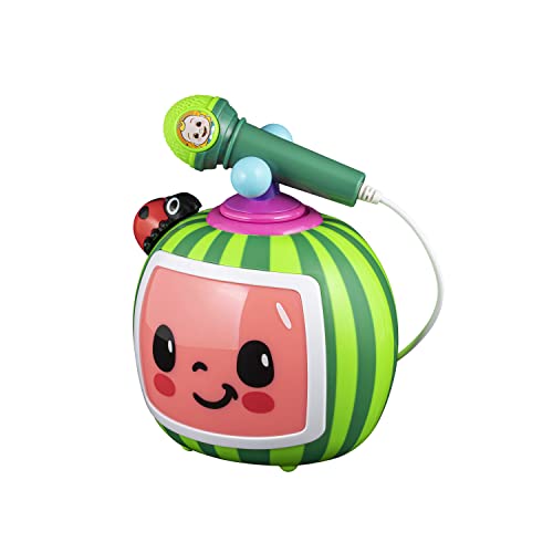 eKids Cocomelon Toy Karaoke Machine for Kids with Microphone and Night Light E62777