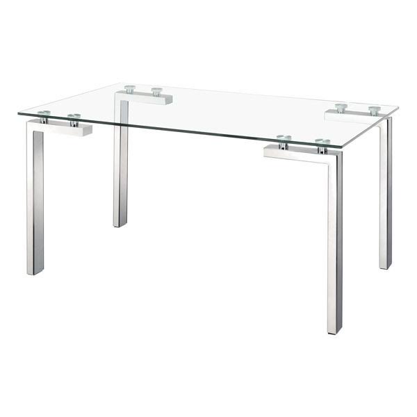 Zuo Modern Roca Dining Table Stainless Steel